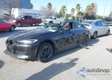 2023 BMW I4 Edrive35 z USA, uszkodzony, nr VIN WBY43AW08PFP60916